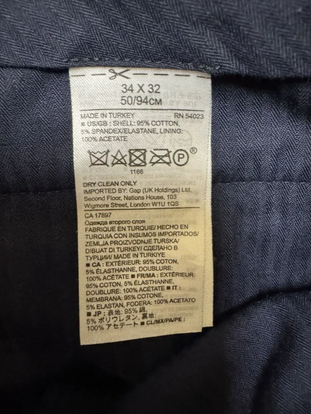 Banana Republic Slim Fit Pants 34x32 Khaki Stretch Chino Men